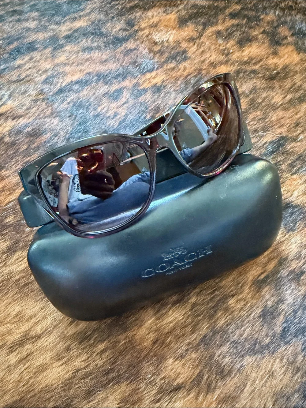Coach L131 Dark Tortoise HC8156Q Sunglasses